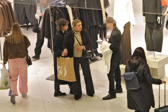 Małgorzata Ostrowska-Królikowska na zakupach