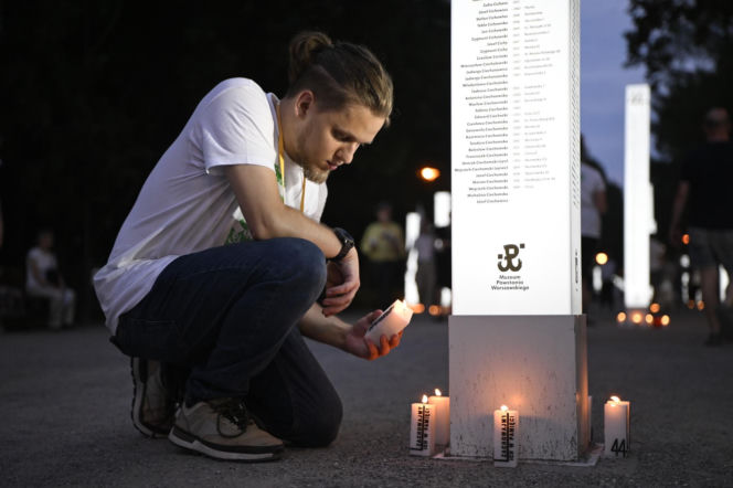 Uroczystości ku czci ofiar Rzezi Woli na Cmentarzu Powstańców Warszawy