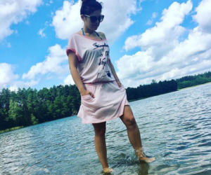 Katarzyna Cichopek na Mazurach