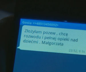 M jak miłość odc 1049 - wiadomość od Małgosi (Joanna Koroniewska)