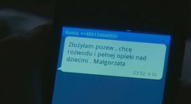 M jak miłość odc 1049 - wiadomość od Małgosi (Joanna Koroniewska)