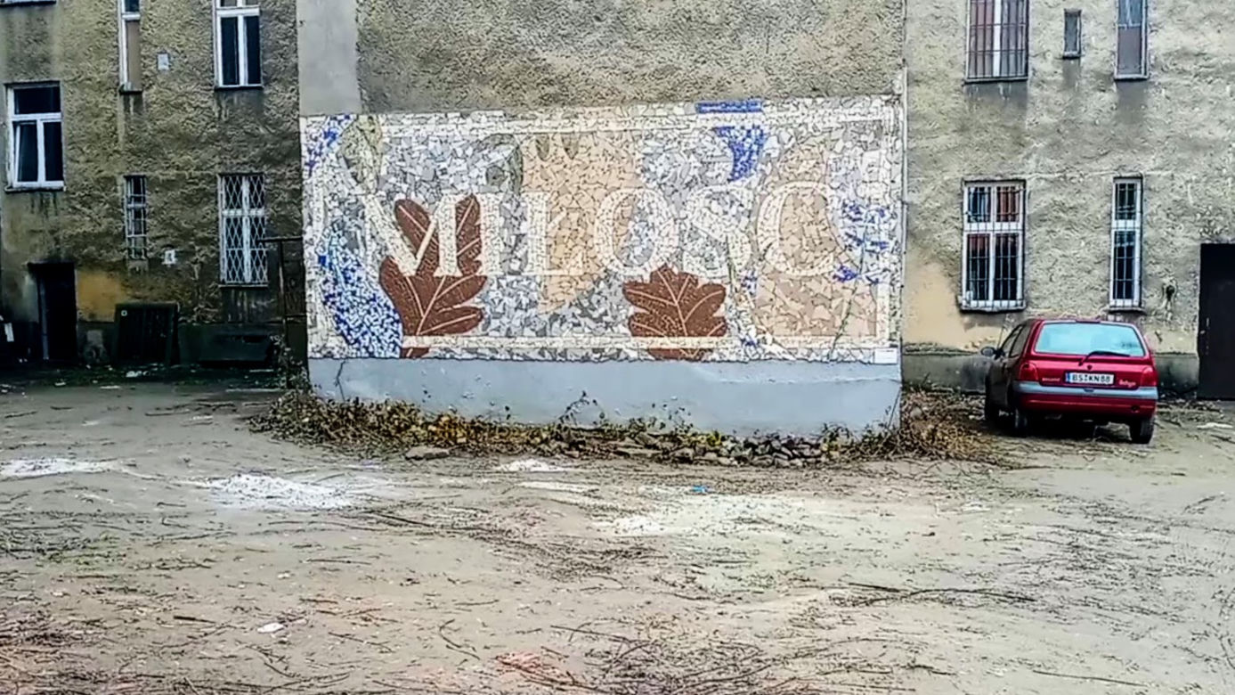 Mozaika ""Miłość" przy ul. Bałuki