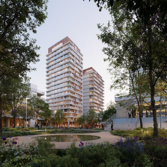 Apartamenty Gutenberga w Warszawie - wizualizacje