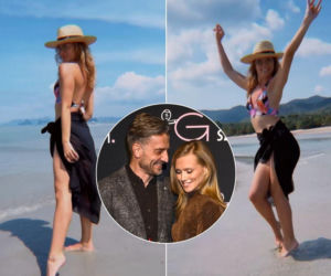 Agnieszka Kaczorowska zmysłowo wije się na plaży. Zapowiada sekretny projekt z ukochanym