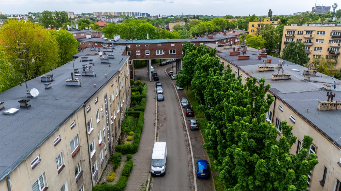 Plac Słowiański w Zabrzu - przedwojenna zabudowa