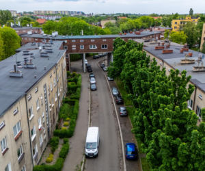 Plac Słowiański w Zabrzu - przedwojenna zabudowa