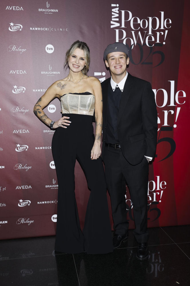 Mandaryna zabrała syna na ściankę