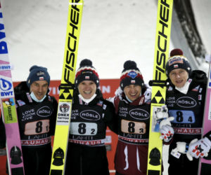Andrzej Stękała, Piotr Żyła, Kamil Stoch, Dawid Kubacki