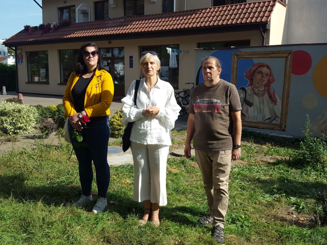 Leszno ma kolejny mural. Powstał na murze naprzeciwko I LO