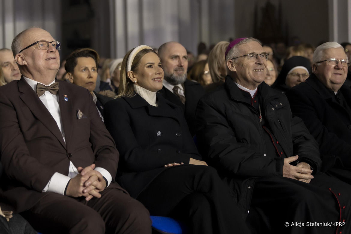 Pierwsza dama Marta Nawrocka na koncercie kolęd