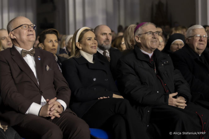 Pierwsza dama Marta Nawrocka na koncercie kolęd
