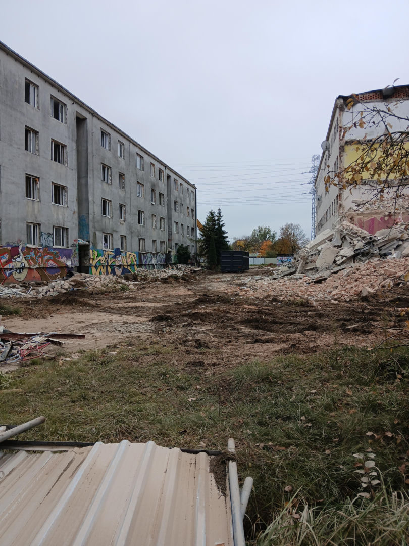 Osiedle Dudziarska w Warszawie – początek rozbiórki