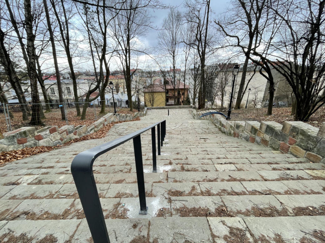Remont Parku Bednarskiego w Krakowie
