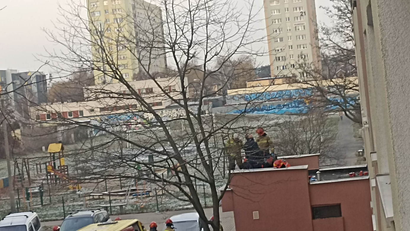 Horror w Bydgoszczy. Mężczyzna wyskoczył z wieżowca