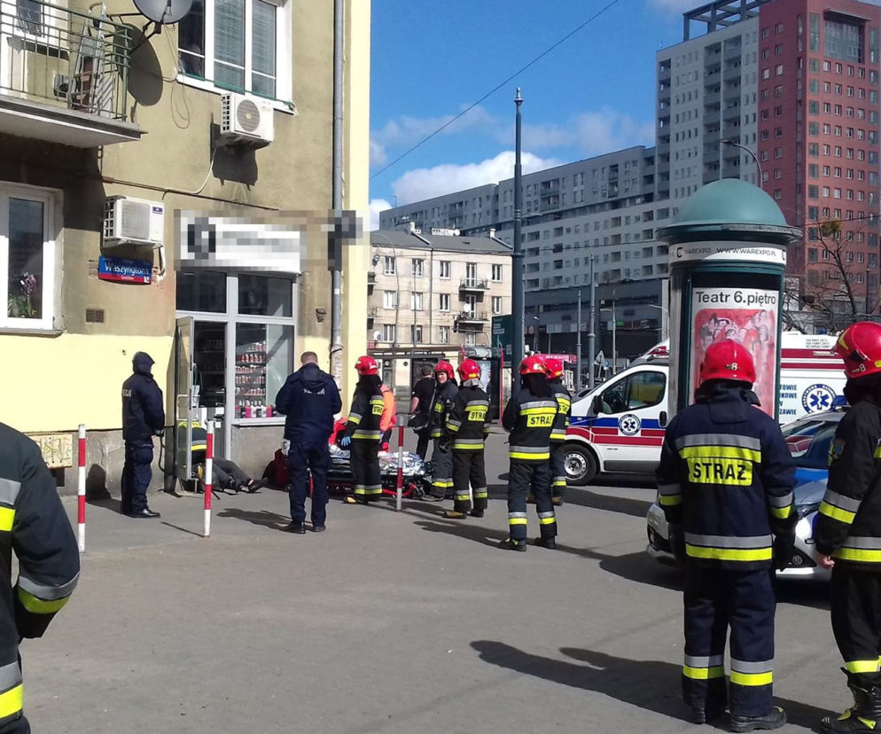 Reanimacja na rondzie Wiatraczna