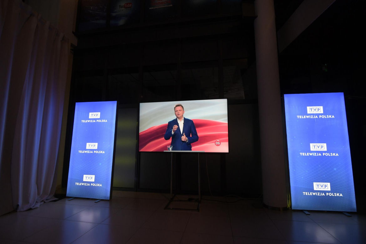 Warszawa, debata wyborcza TVP