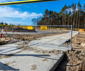 Budowa tunelu pod torami przy PKP Warszawa Wesoła