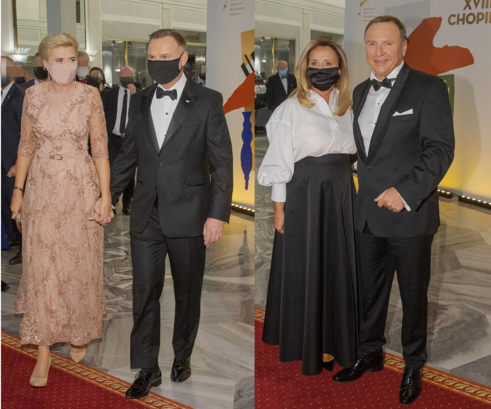 Konkurs Chopinowski: Agata Duda w złocie i stylowa żona Kurskiego