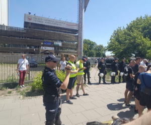 Górnicy protestują przed siedzibą PiS