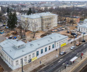 Sinfonia Varsovia w Warszawie podczas budowy