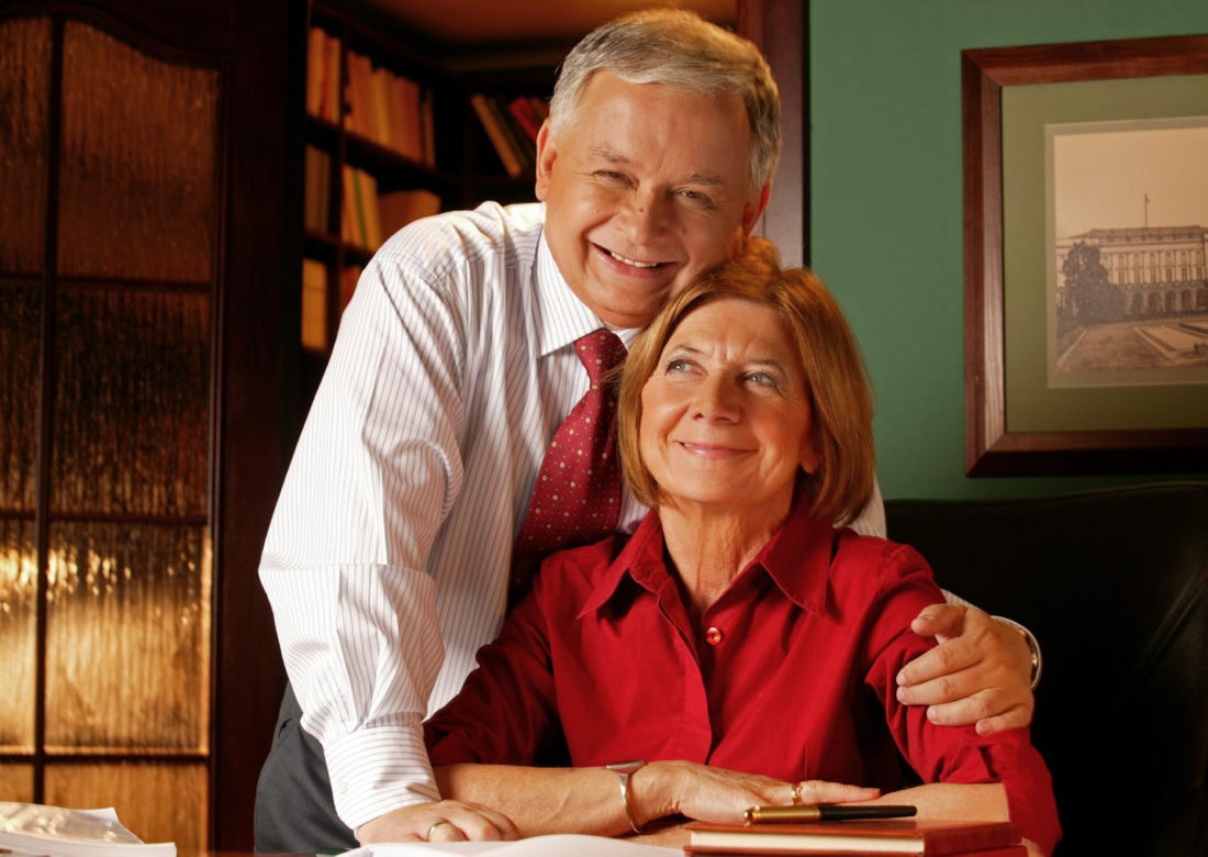 Lech Kaczyński i Maria Kaczyńska