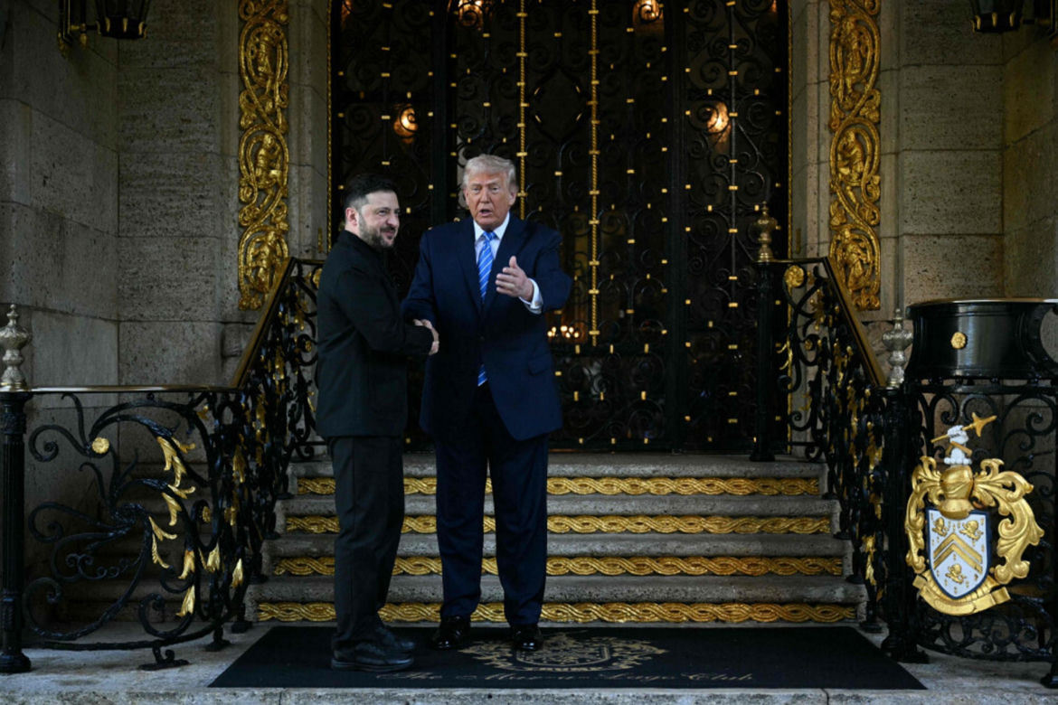 Wołodymyr Zełenski i Donald Trump