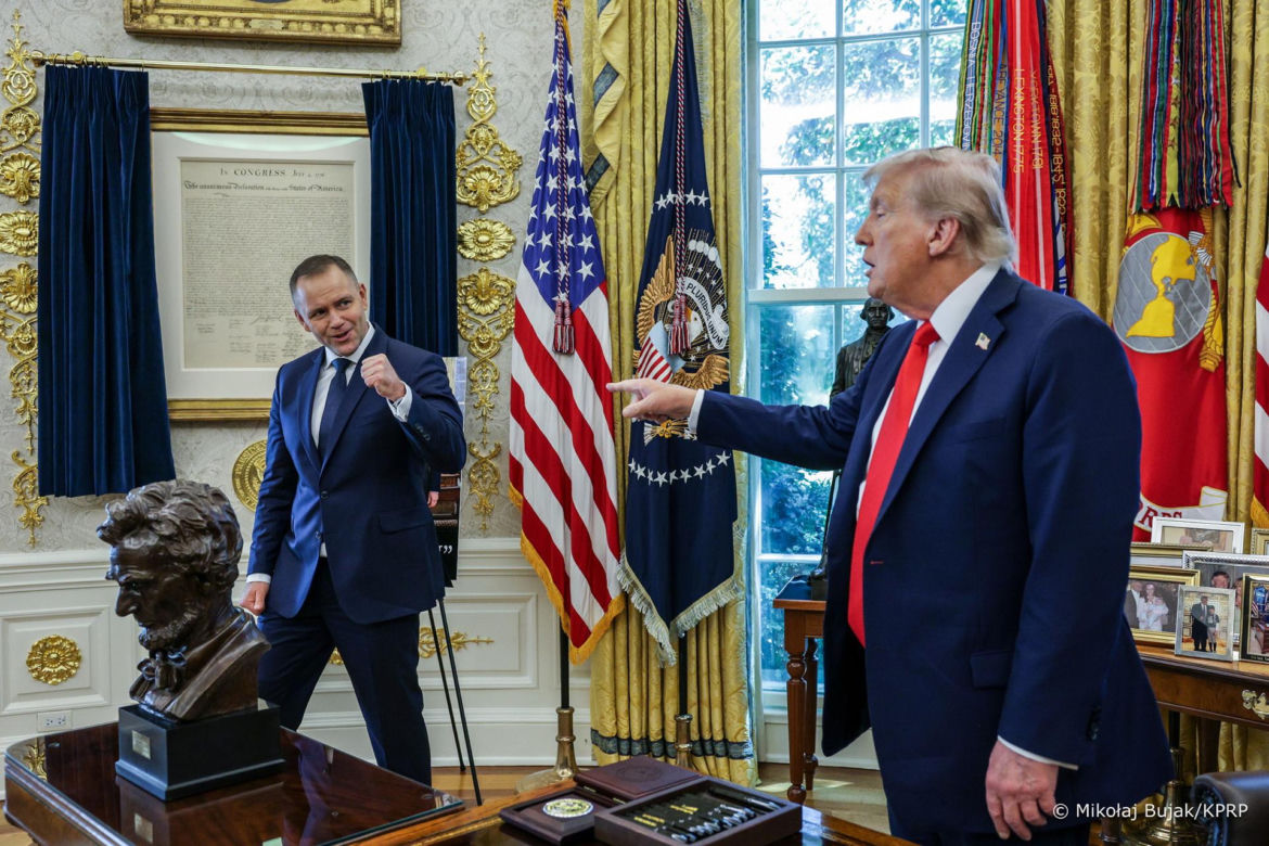 Spotkanie Donalda Trumpa z Karolem Nawrockim