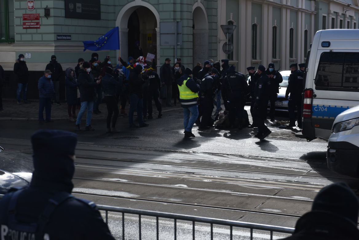 Bydgoszcz: Wielka awantura podczas wystąpienia Andrzeja Dudy