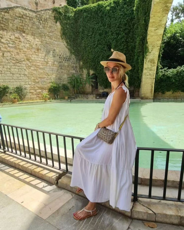 Małgorzata Opczowska na wakacjach