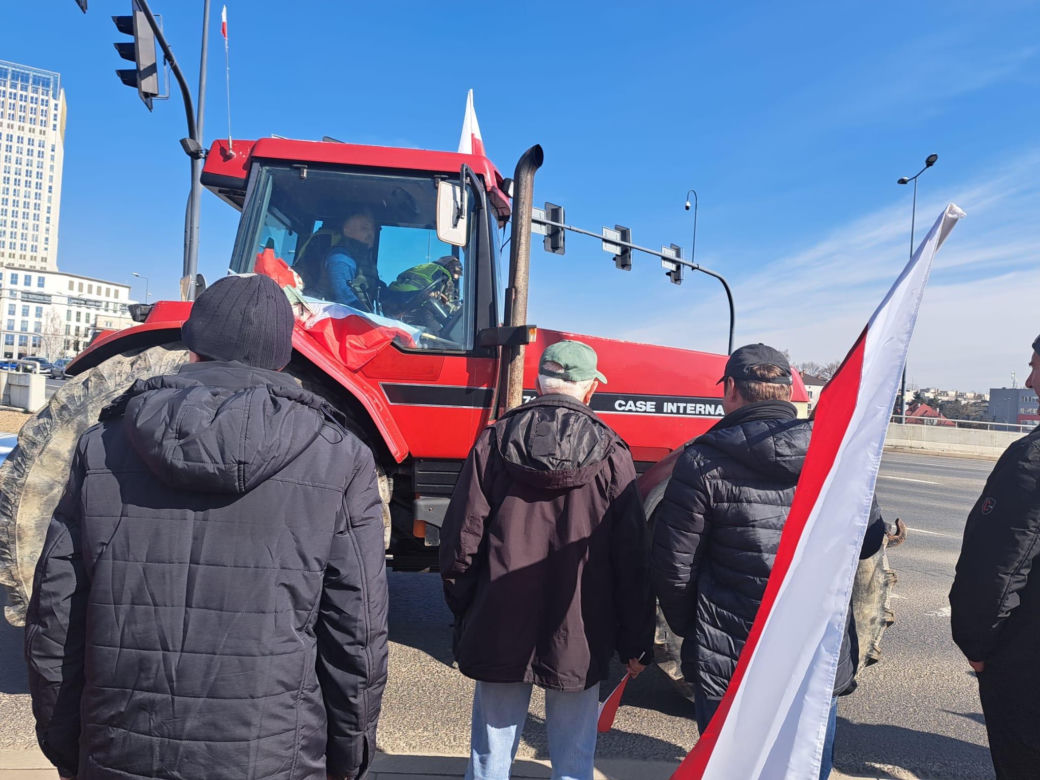 Protest rolników w Krakowie. 20.03.2024