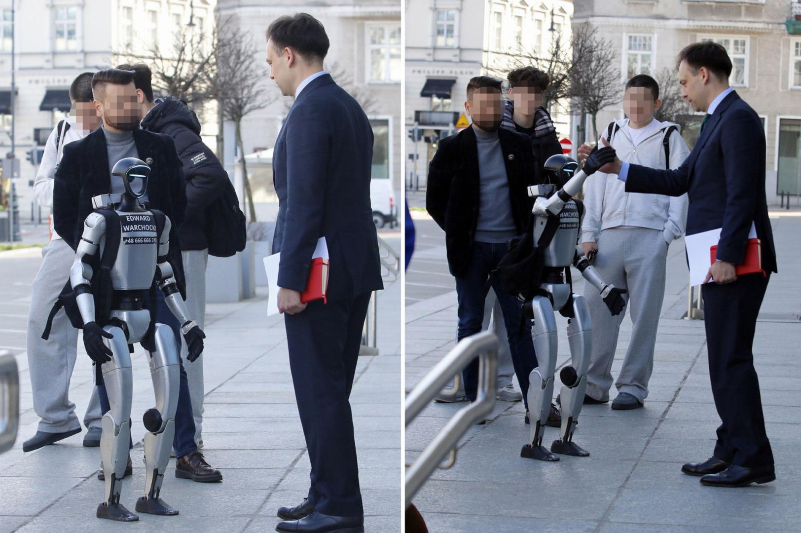 Minister finansów przybił piątkę z robotem! Edward Warchocki wdziera się na politycz…