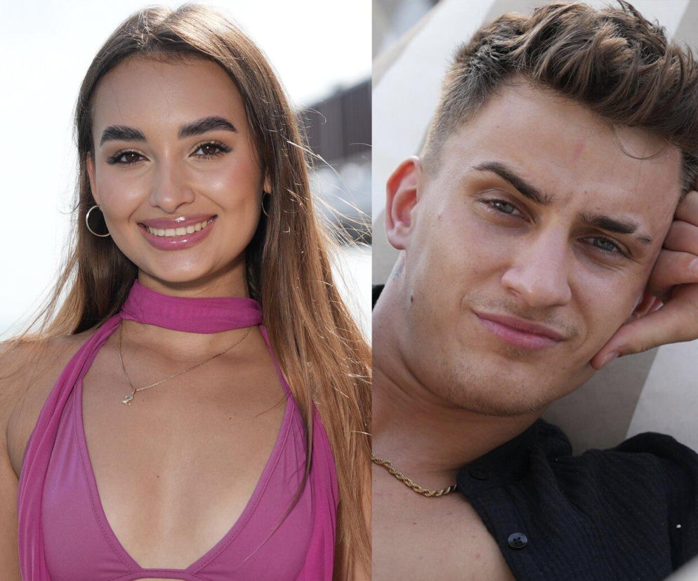 Zuza z długimi, brązowymi włosami i Denis z krótkimi włosami, oboje uśmiechnięci, pozują na tle egzotycznego krajobrazu. Są nowymi uczestnikami programu Hotel Paradise, a ich wejście namiesza w willi, o czym można przeczytać na Super Seriale.