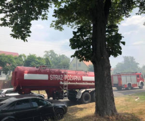 Sulęcin, pożar zbóż