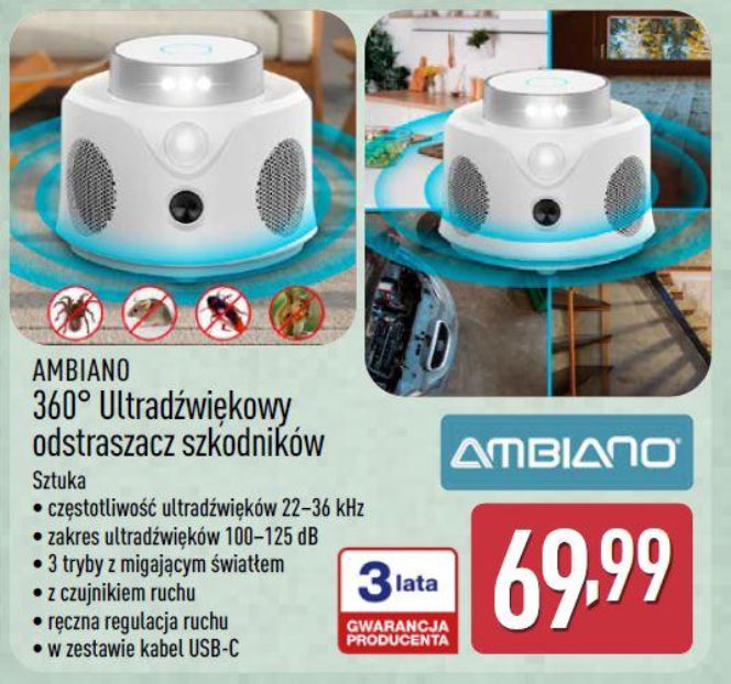 odstraszacz do szkodników w Aldi