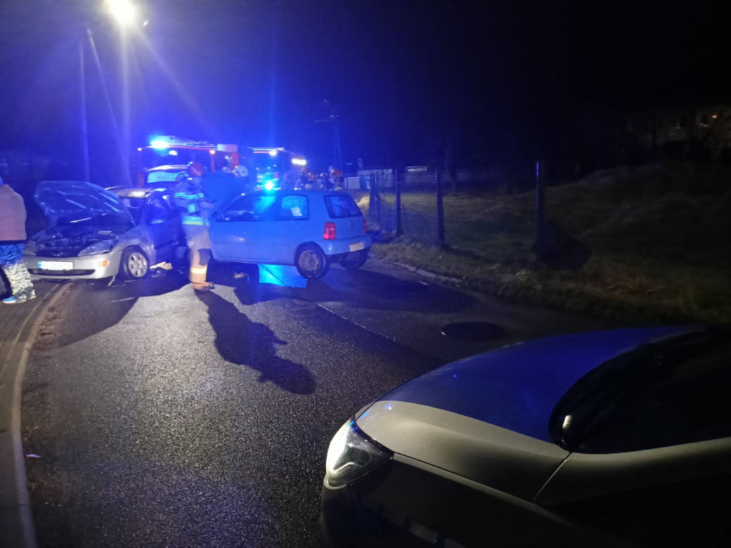 Wypadek w Łaziskach Górnych