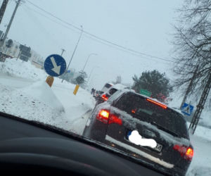 Koszmar na podlaskich drogach 4.02.2021. Zdjęcia internautów z grupy Kolizyjne Podlasie