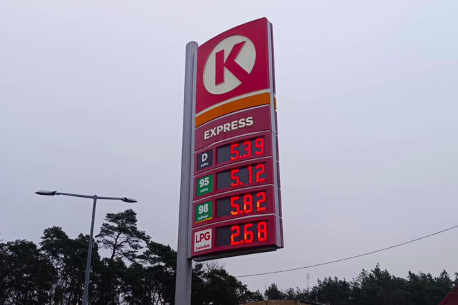 Ceny paliwa w Lubieszynie