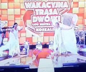Izabela Trojanowska upadła podczas Wakacyjnej trasy Dwójki 
