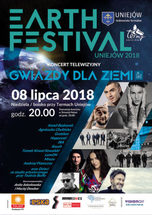 Gwiazdy dla Ziemi 2018 - kto wystąpi na Earth Festival w Uniejowie? [ARTYŚCI, LINE-UP]