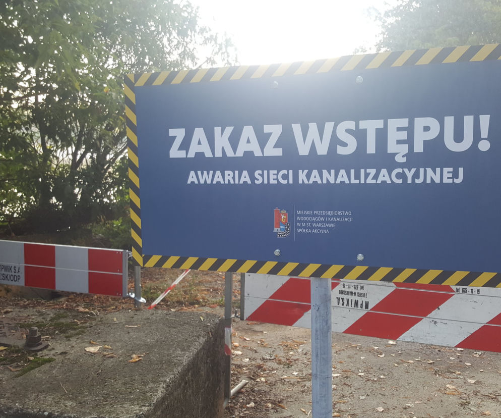 Fala ścieków wpadała do Wisły