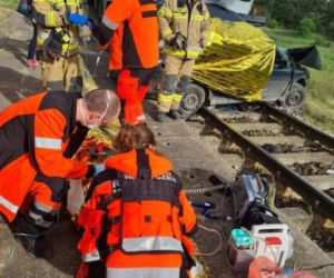 Martiany. Tragiczny wypadek na torach. Nie żyją trzy osoby. Stan chłopca bardzo ciężki