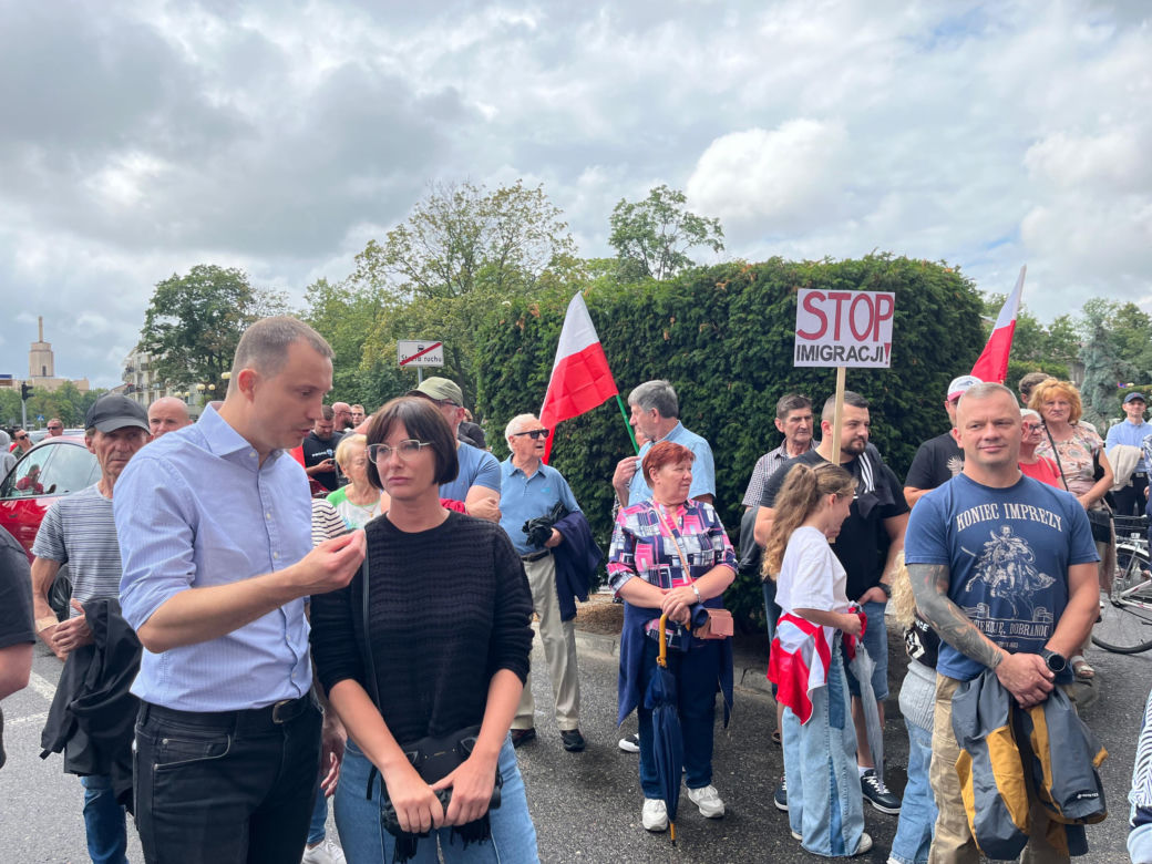 Protest Konfederacji w Siedlcach zgromadził ok. 600 osób