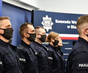 Nowi funkcjonariusze w szeregach podlaskiej policji