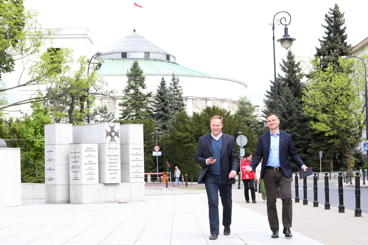 Marcin Mastalerek, Andrzej Duda
