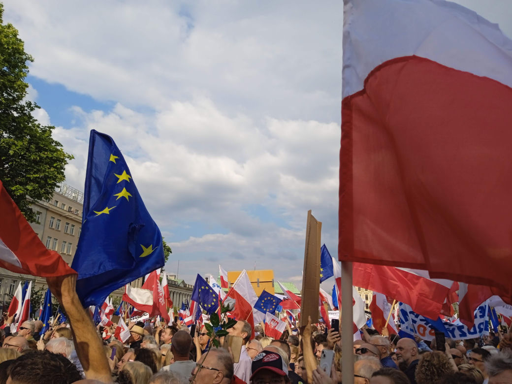Wiec Donalda Tuska w Poznaniu