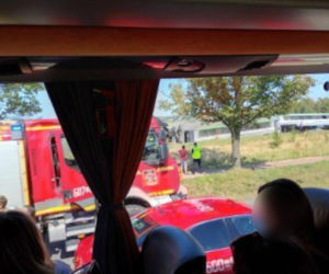 Wypadek na przejeździe kolejowym w Sokolnikach Suchych