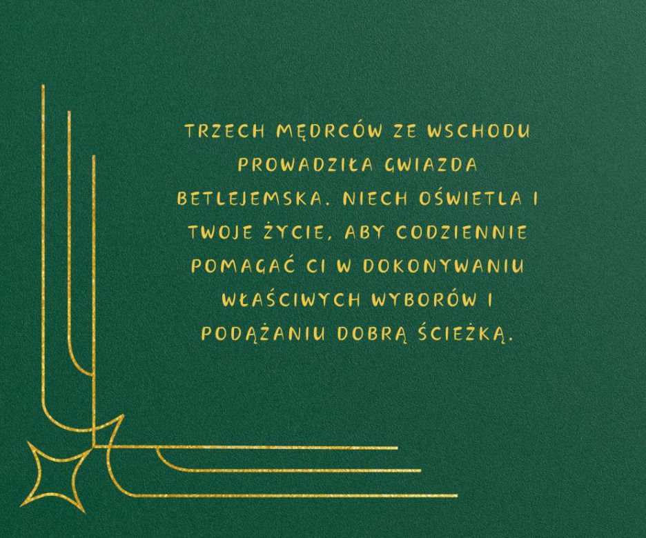 kartki i życzenia z okazji święta Trzech Króli