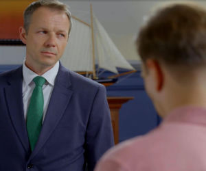 Barwy szczęścia odc. 3286. Bruno (Lesław Żurek), Tomasz Kępski (Jakub Sokołowski)