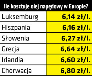 Ile benzyny możemy kupić za polską pensję?