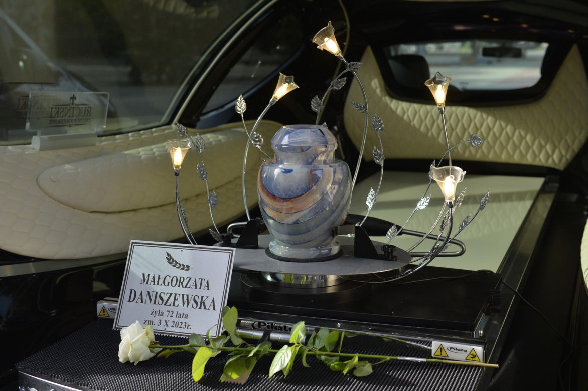 Pogrzeb Małgorzaty Daniszewskiej, wdowy po Jerzym Urbanie